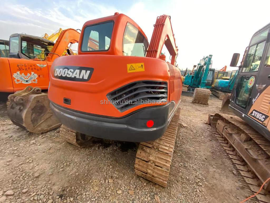Originario de Corea mini excavadora usada Doosan75 máquina de construcción de calidad/Excavadora de segunda mano hidráulica DOOSAN75 venta caliente