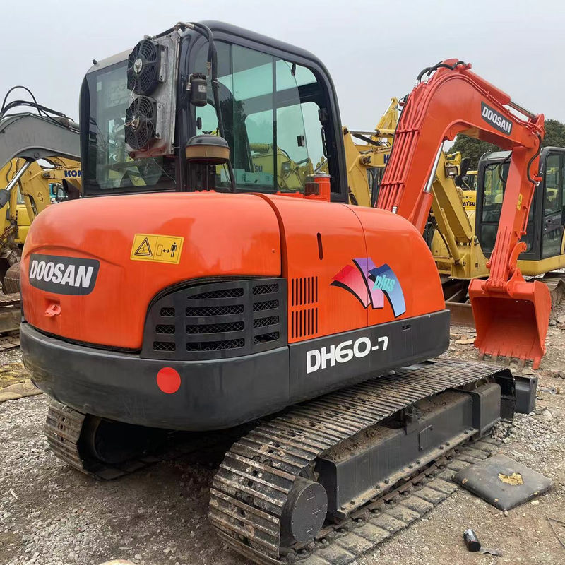 Alta calidad Mini excavadora usada Doosan ZX60 máquina de construcción/excavadora de segunda mano hidráulica DOOSAN ZX60 origen de Corea