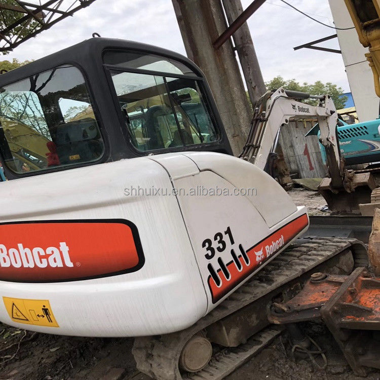 Excavadora de segunda mano de buena calidad BOBCAT331 3.1T Excavadora usada máquina de excavación para la venta
