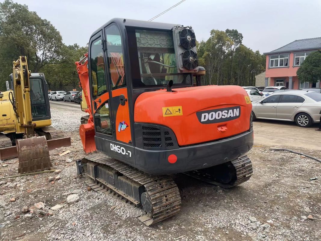 Alta calidad Mini excavadora usada Doosan ZX60 máquina de construcción/excavadora de segunda mano hidráulica DOOSAN ZX60 origen de Corea