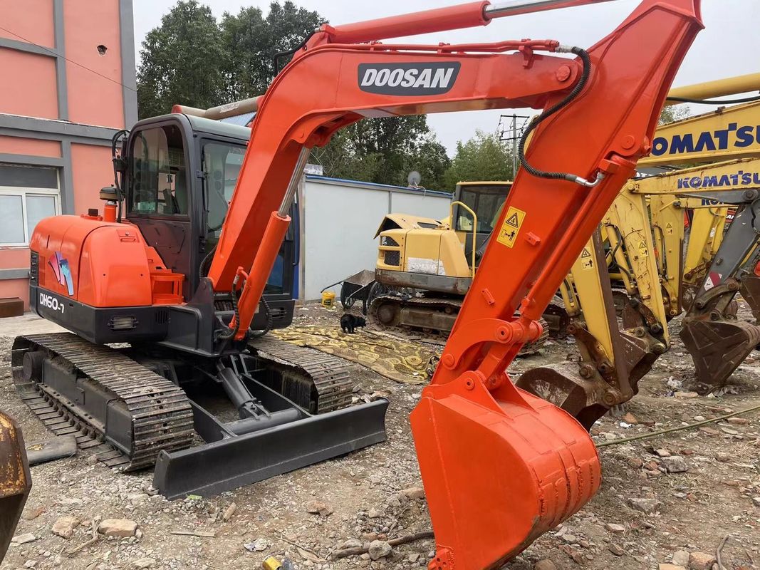 Alta calidad Mini excavadora usada Doosan ZX60 máquina de construcción/excavadora de segunda mano hidráulica DOOSAN ZX60 origen de Corea