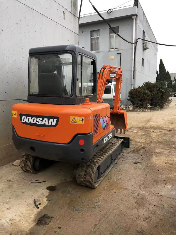 Venta caliente de Doosan Máquina de construcción mini excavadora usada Doosan DH35 buena calidad/excavadora de segunda mano hidráulica DOOSAN DH35 origen de Corea