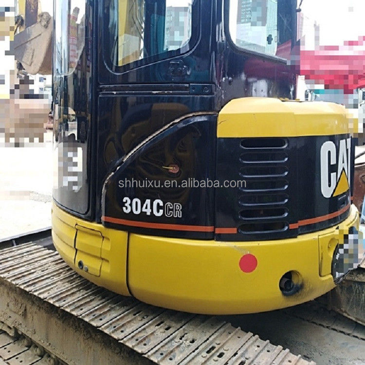 Mini excavadora hidráulica usada CAT304 de segunda mano de buena calidad excavadora pequeña de rasca CAT304 para la venta