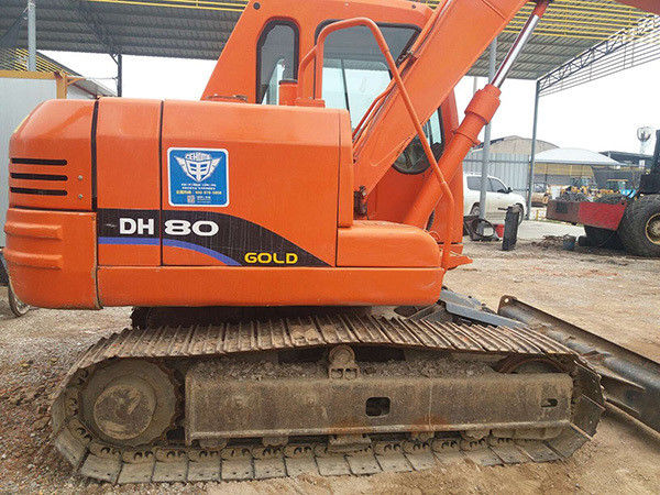 Excavadora de segunda mano de 8 toneladas Doosan DX80 modelo usado 80 mini proyecto de trabajo DX80 para la venta