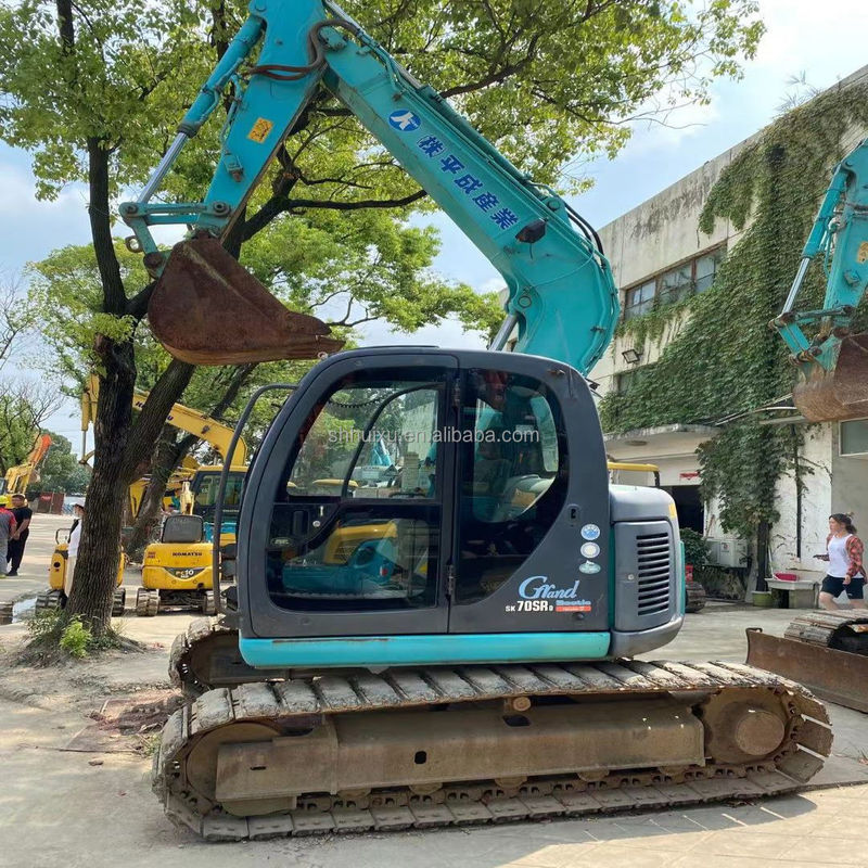 Kobelco SK200 Excavadora de rastreo Kobelco 70SR de segunda mano Hidráulica de alta calidad Mini excavadora usada Precio barato