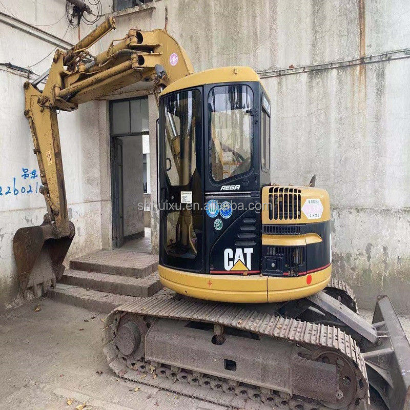 Mini excavadora hidráulica usada CAT308 de segunda mano buena calidad excavadora pequeña de rasca CAT308 para la venta