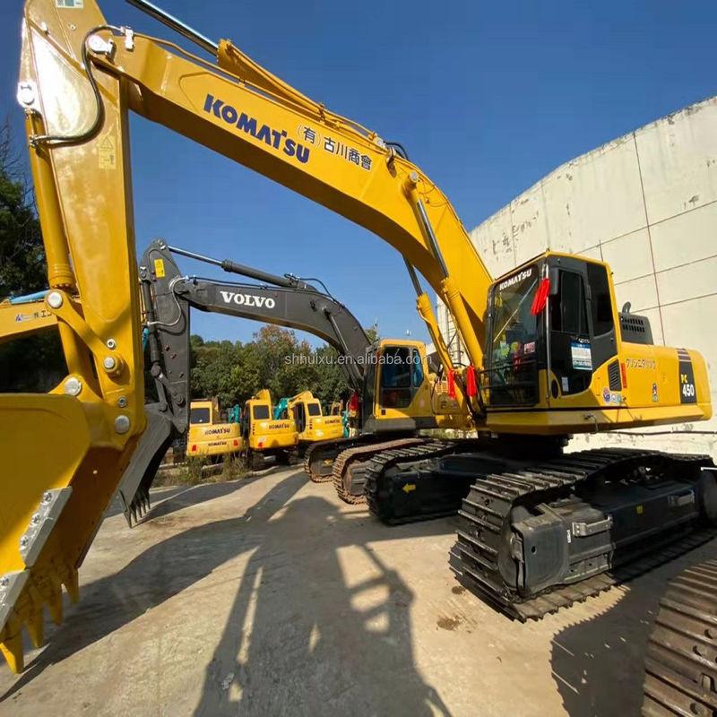 Komatsu PC450 excavadora de segunda mano, rendimiento perfecto, acción rápida, bajo precio, dos años de garantía de calidad