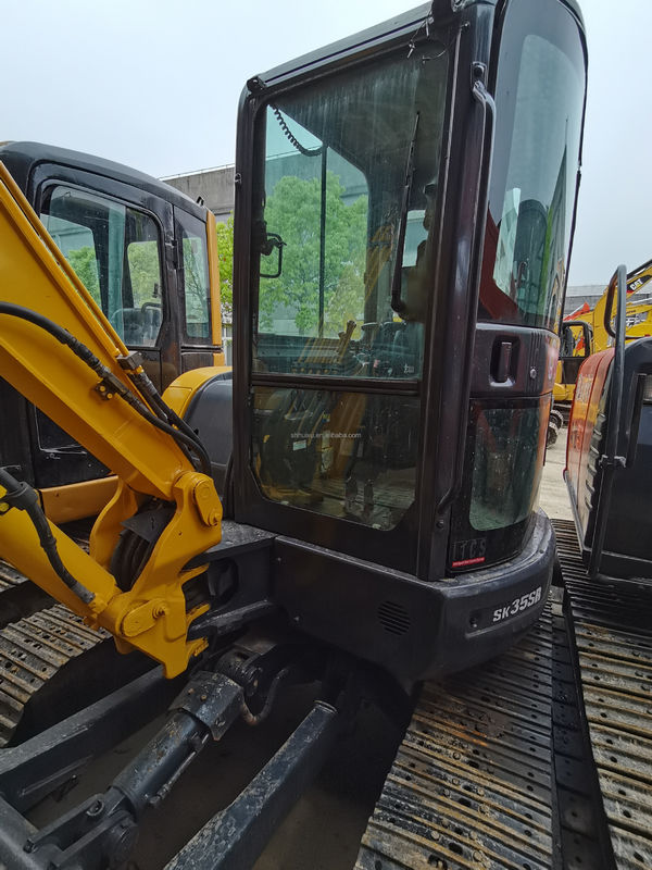 Kobelco SK200 Kobelco SK35SR excavadora de segunda mano de rasca hidráulica Japón origen/mini excavadora usada Kobelco SK35SR Buena calidad Precio barato