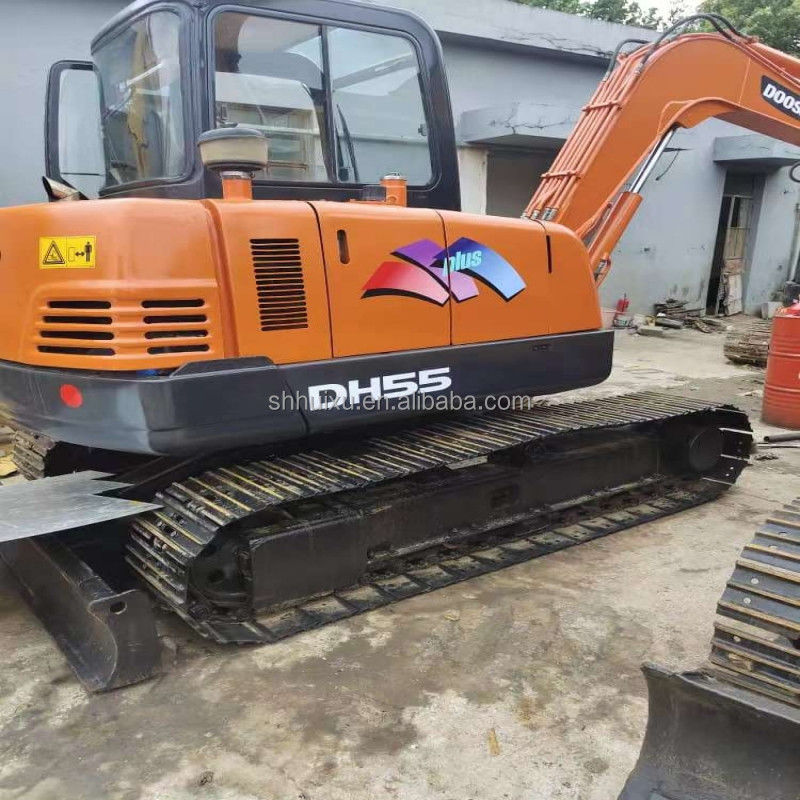 Venta caliente de Doosan Mini excavadora usada doosan ex55 de segunda mano excavadora hidráulica de rastreo DOOSAN DH55 origen de Corea