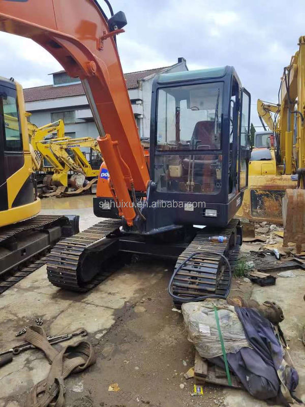 Venta caliente de Doosan Mini excavadora usada doosan ex55 de segunda mano excavadora hidráulica de rastreo DOOSAN DH55 origen de Corea
