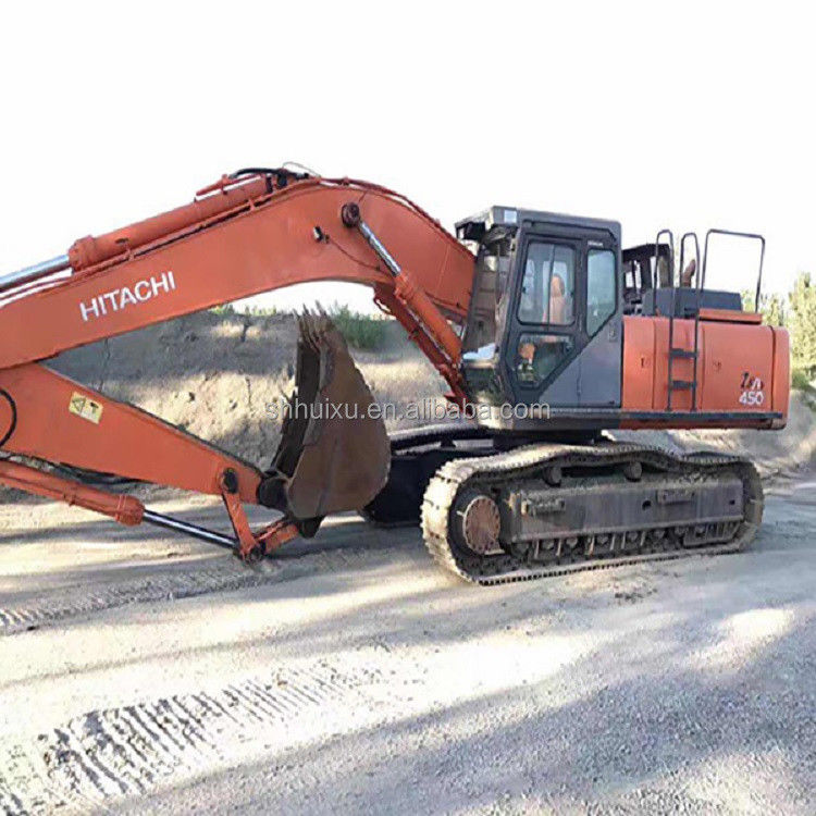Hitachi en stock de segunda mano gran excavadora de rastreo HITACHI 450 en buen estado máquina de excavación usada japonesa HITACHI 450 a la venta/