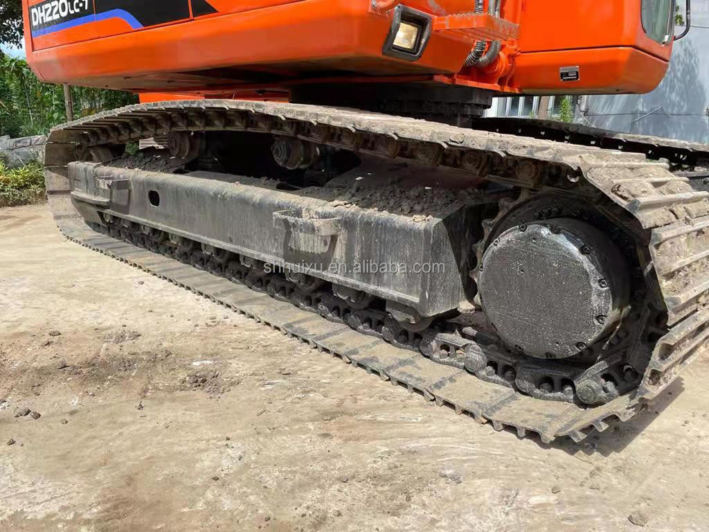 Venta caliente de Doosan excavadora usada doosan DH220lc/máquina de excavación usada Doosan DH220-7 origen de Corea para la venta