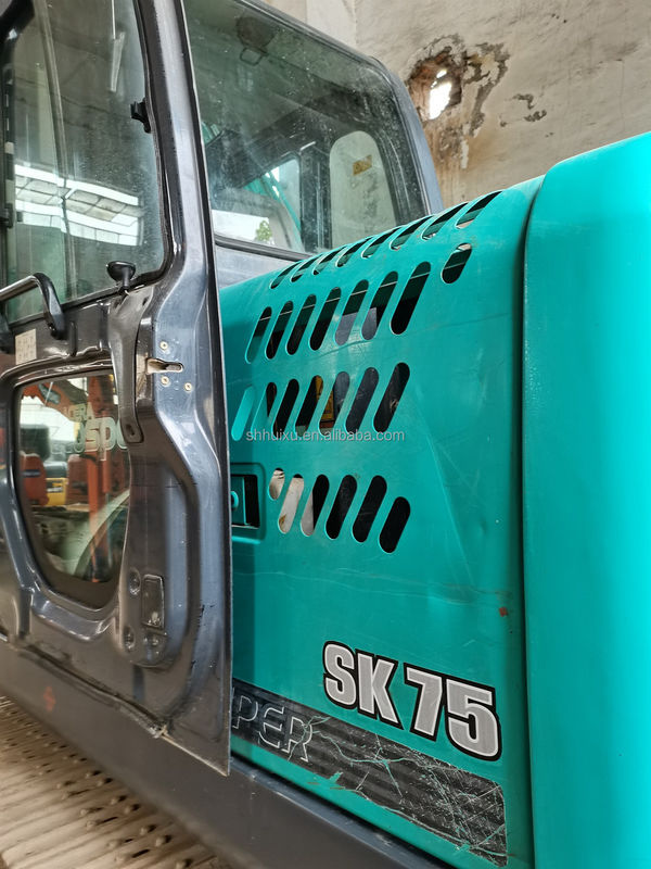Kobelco SK200 Mini excavadora usada Kobelco SK75 Buena calidad Precio barato excavadora de segunda mano hidráulica de origen japonés