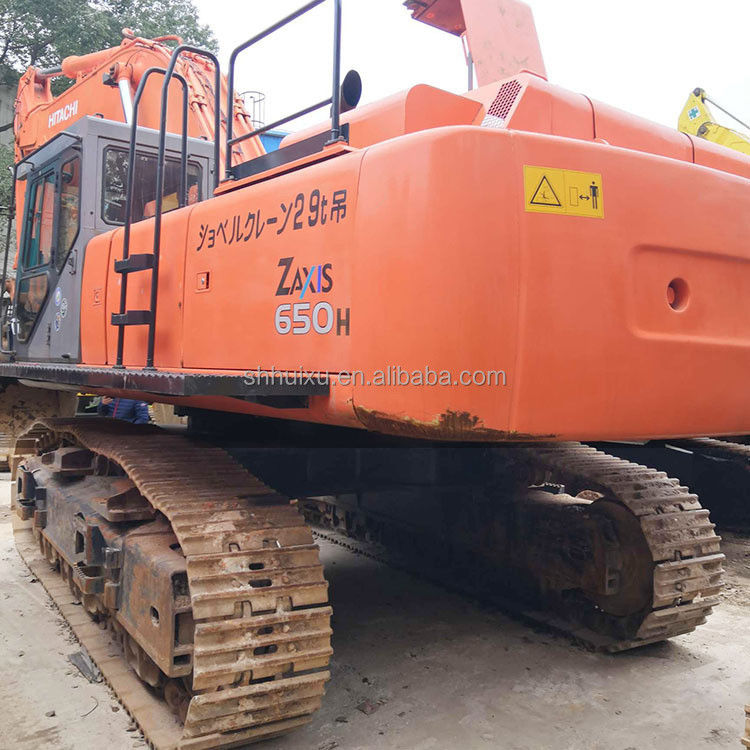 Hitachi venta caliente de segunda mano gran excavadora de rastreo HITACHI 650 en buen estado máquina de excavación japonesa usada para la venta