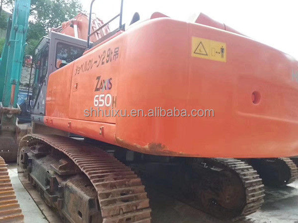 Hitachi venta caliente de segunda mano gran excavadora de rastreo HITACHI 650 en buen estado máquina de excavación japonesa usada para la venta