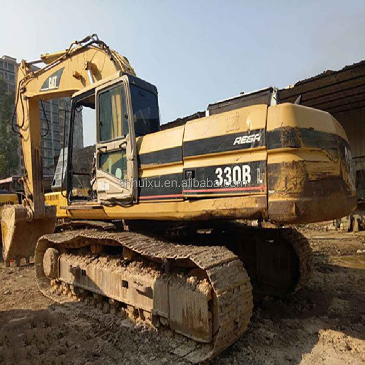 Excavadora de la oruga usada 330dl Excavadora de la oruga de segunda mano CAT330B en buen estado para la venta Uruga en stock