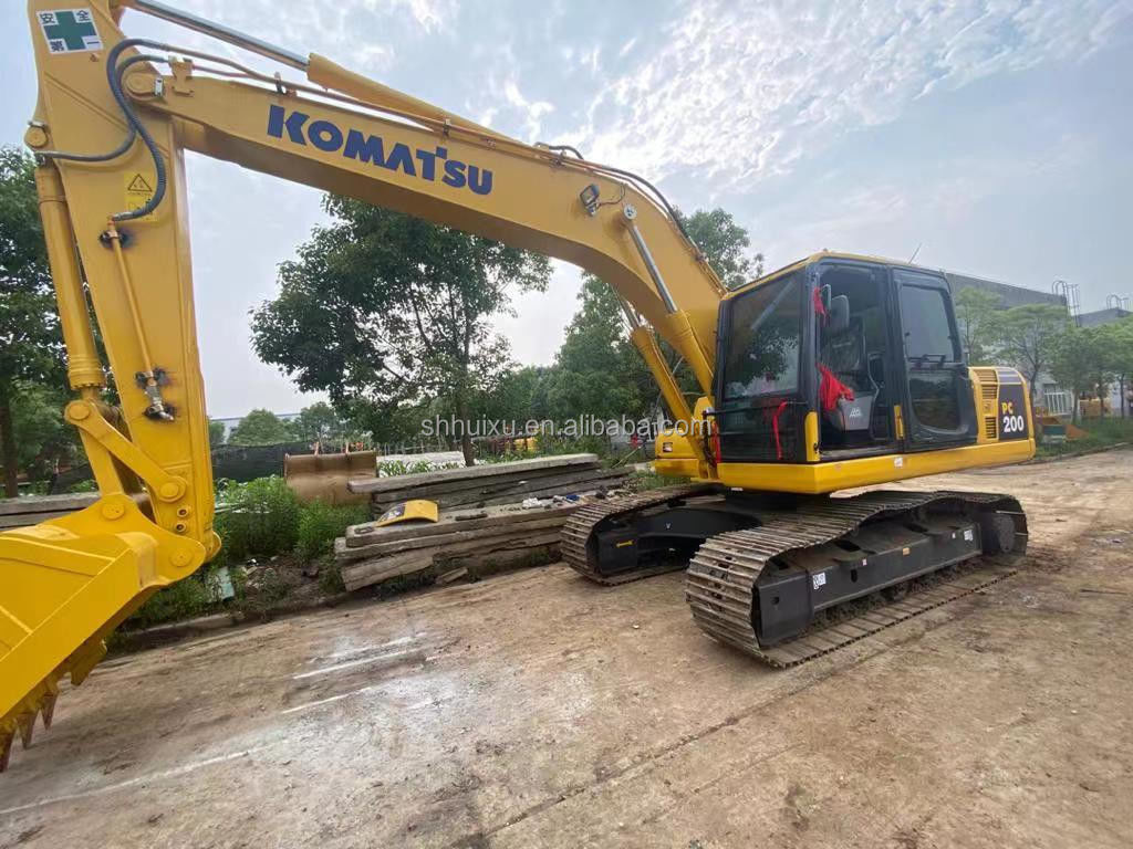 Komatsu Excavadora de segunda mano de excavadora hidráulica de buena calidad Máquina de excavación usada de origen japonés utilizada komatsu pc200-8 excavadora Komatsu Excavadora