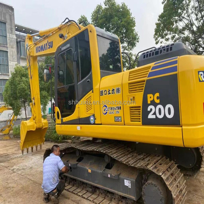 Komatsu Excavadora de segunda mano de excavadora hidráulica de buena calidad Máquina de excavación usada de origen japonés utilizada komatsu pc200-8 excavadora Komatsu Excavadora