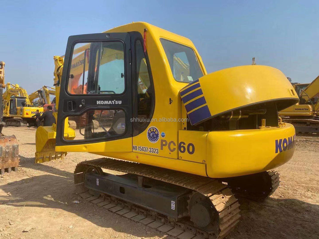 Komatsu PC60 excavadora hidráulica de 6 toneladas de alta calidad excavadora de segunda mano Japón origen precio barato Komatsu Excavadora