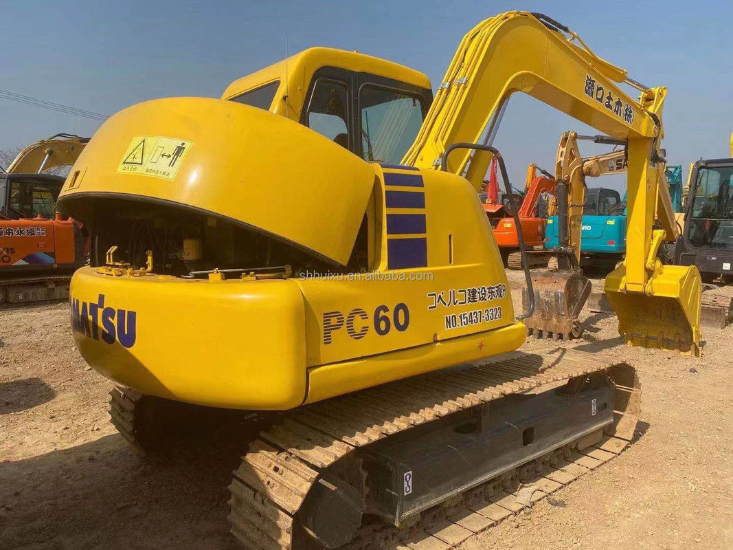Komatsu PC60 excavadora hidráulica de 6 toneladas de alta calidad excavadora de segunda mano Japón origen precio barato Komatsu Excavadora