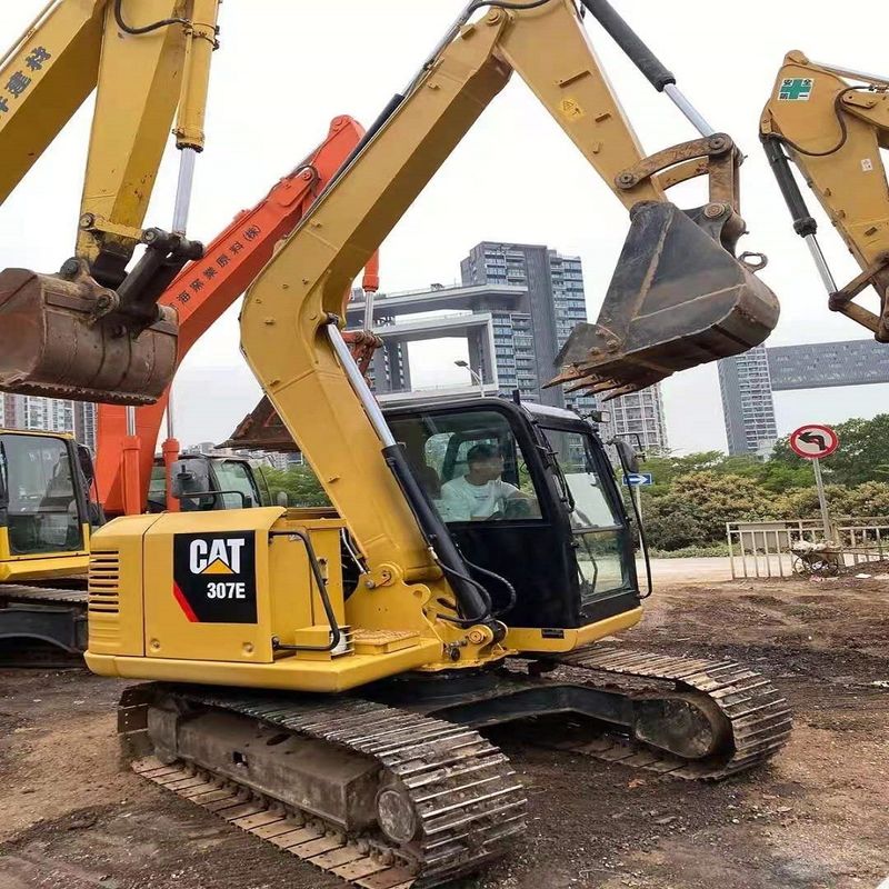 CAT307E excavadora de segunda mano, rendimiento perfecto, acción rápida, bajo precio, dos años de garantía de calidad