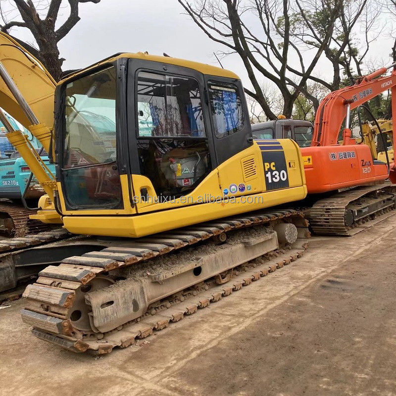 Komatsu Excavadora de rastreador barata PC130 mini usada Komatsu máquina de excavación de segunda mano Komatsu Excavadora