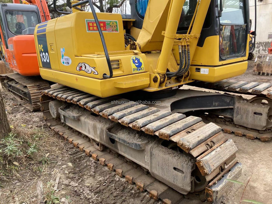 Komatsu Excavadora de rastreador barata PC130 mini usada Komatsu máquina de excavación de segunda mano Komatsu Excavadora