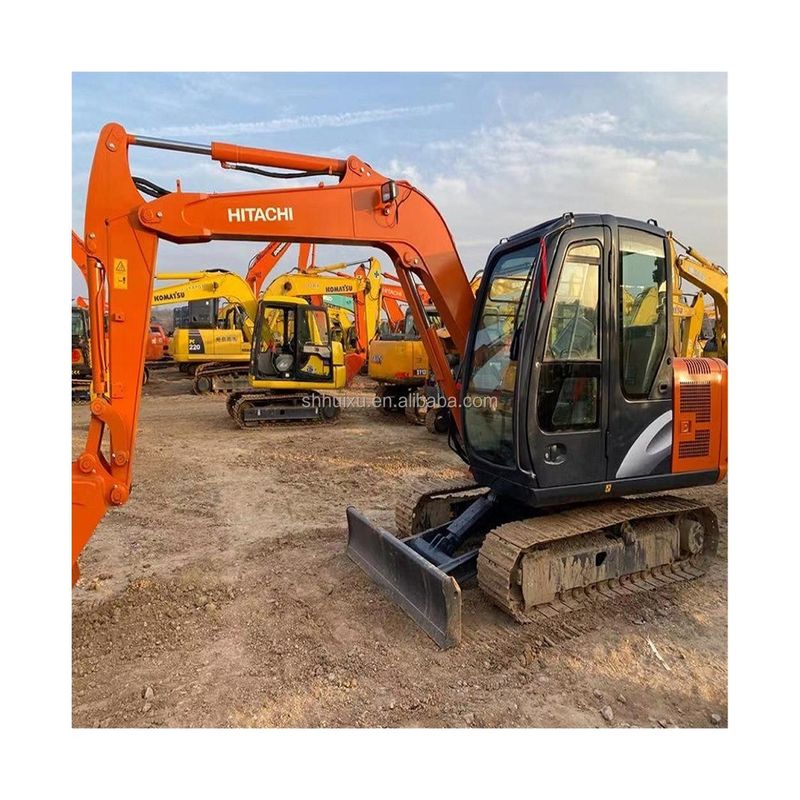 Hitachi en stock Hitachi ex60 japonés excavadora usada venta/Excavadora de segunda mano hidráulica Excavadora de rastreo en buen estado HITACHI 60