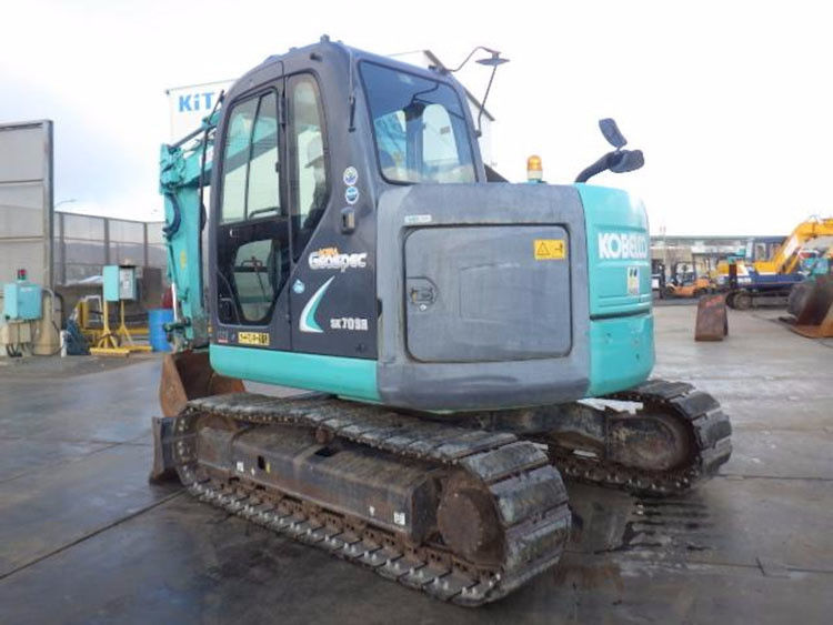 Alta calidad Japón Kobelco SK70SR Mini Excavadora Usada 7 toneladas Kobelco SK 70SR Pequeña Excavadora Usada