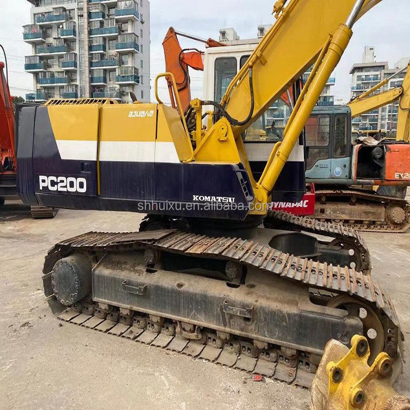 Komatsu Excavadora usada PC200-7 máquina de excavación de segunda mano Japón origen para la venta Komatsu Excavadora