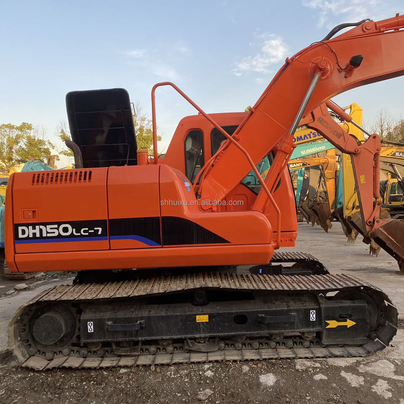 Venta caliente de Doosan Usado de segunda mano buena calidad excavadora Doosan DH150 Lc-7 lista para trabajar 15ton Doosan Dh150 Excavadora para venta caliente