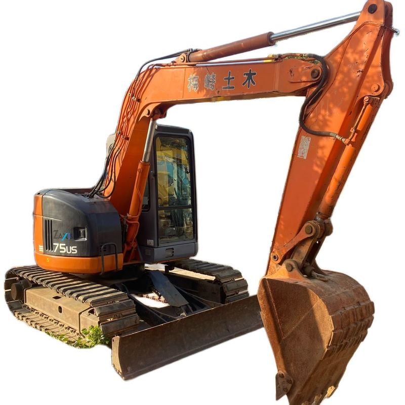 Venta caliente de Hitachi excavadora usada Hitachi ex75ur / de segunda mano Excavadora de rastreo pequeño en buen estado HITACHI 75