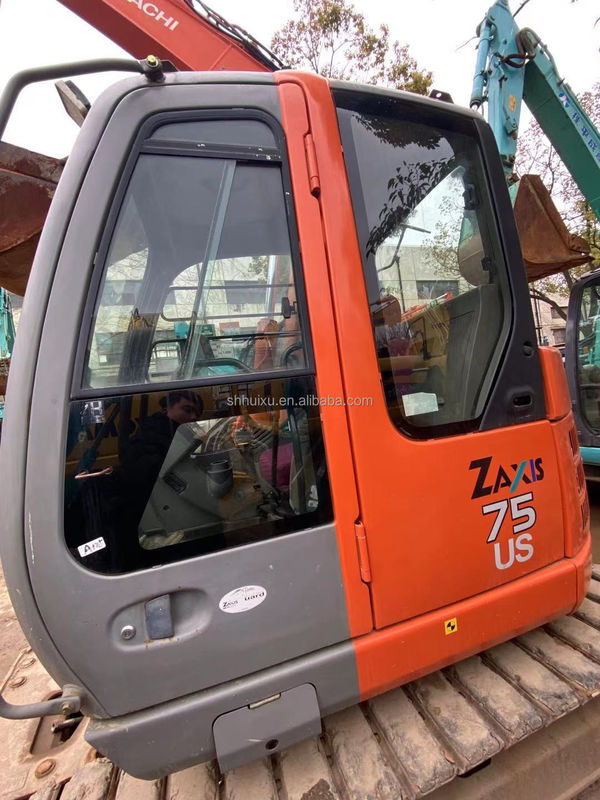 Venta caliente de Hitachi excavadora usada Hitachi ex75ur / de segunda mano Excavadora de rastreo pequeño en buen estado HITACHI 75