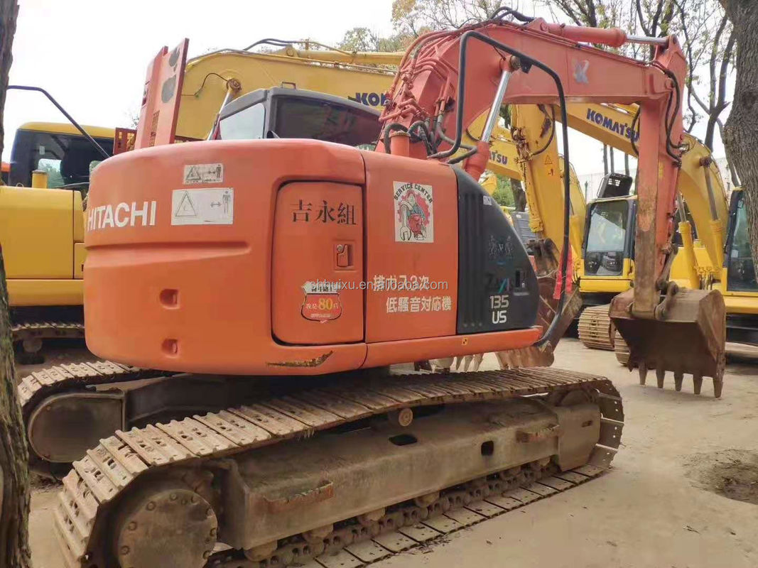 Hitachi en stock Excavadora HITACHI 135 de segunda mano en buen estado/ Máquina de excavación usada japonesa HITACHI 135 a la venta