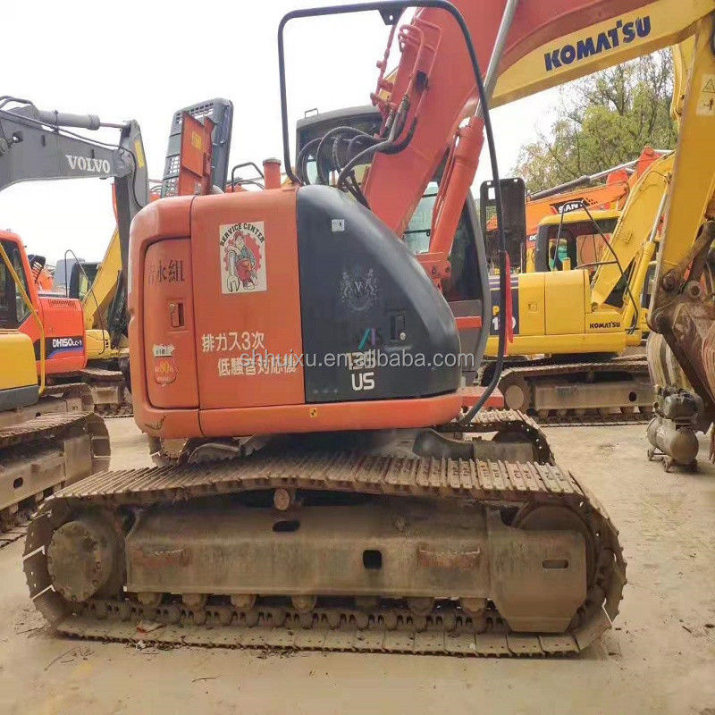 Hitachi en stock Excavadora HITACHI 135 de segunda mano en buen estado/ Máquina de excavación usada japonesa HITACHI 135 a la venta
