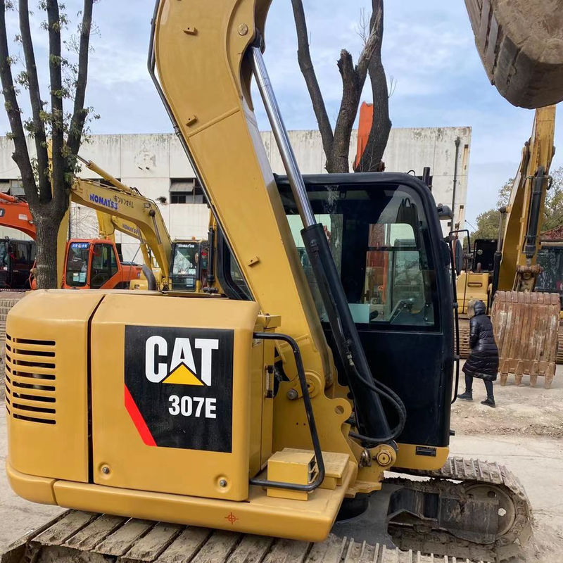 máquina de construcción de ingeniería usada Cat 307E minibagger hidráulica precio mini máquina de excavación usada para la venta