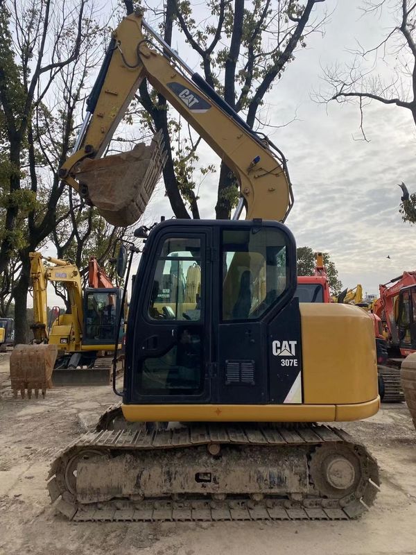 máquina de construcción de ingeniería usada Cat 307E minibagger hidráulica precio mini máquina de excavación usada para la venta