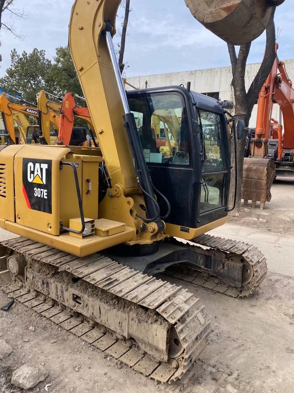 máquina de construcción de ingeniería usada Cat 307E minibagger hidráulica precio mini máquina de excavación usada para la venta