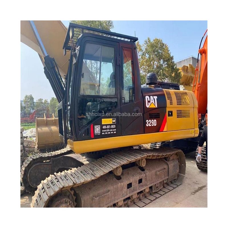 Excavadora de orugas usada 329dl/Maquina de excavación usada CAT329D de origen japonés en venta Orugas en stock