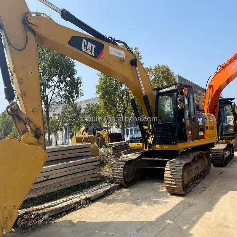 Excavadora de orugas usada 329dl/Maquina de excavación usada CAT329D de origen japonés en venta Orugas en stock