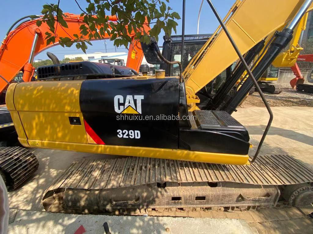 Excavadora de orugas usada 329dl/Maquina de excavación usada CAT329D de origen japonés en venta Orugas en stock