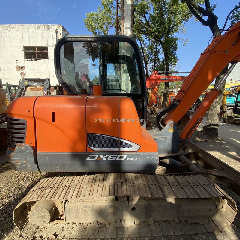 Venta caliente de Doosan Shanghai mayorista de excavadora de segunda mano doosan dx60 DX60-5B DX60-9C DX60R/excavadora usada doosan dx60-9c