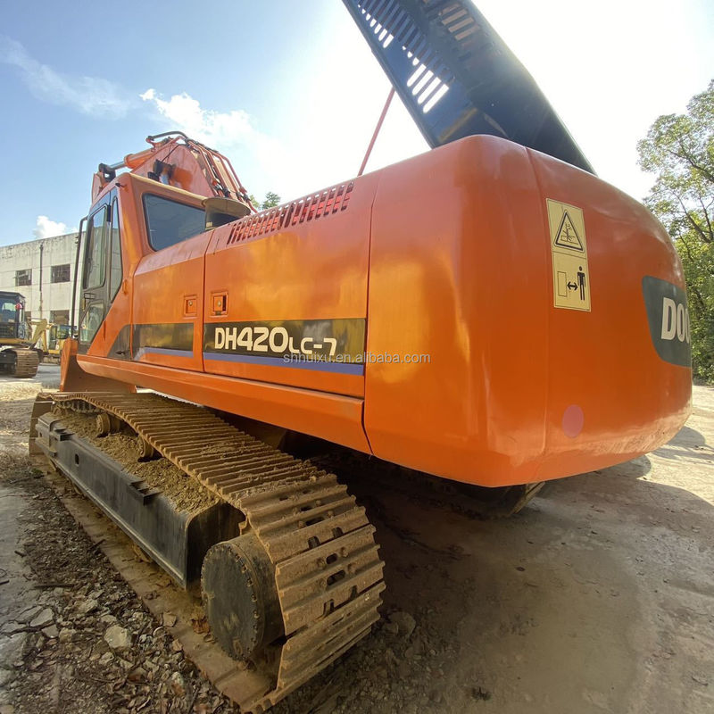 Excavadora de tierra usada de Doosan DH420LC-7 para minería de 42 toneladas