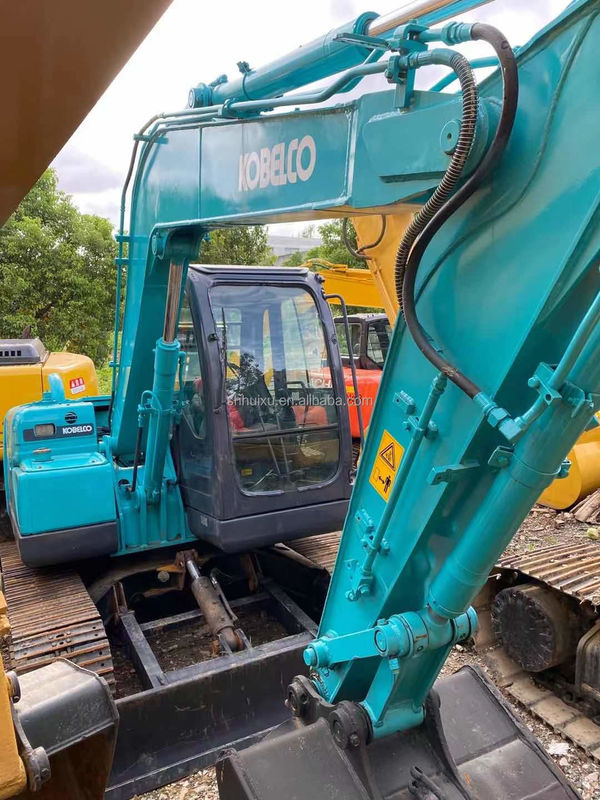 Micro mini excavadora Kobelco 75 de segunda mano pequeña excavadora maquinaria usada 7.5 toneladas excavadora EE.UU. China excavadora de jardín