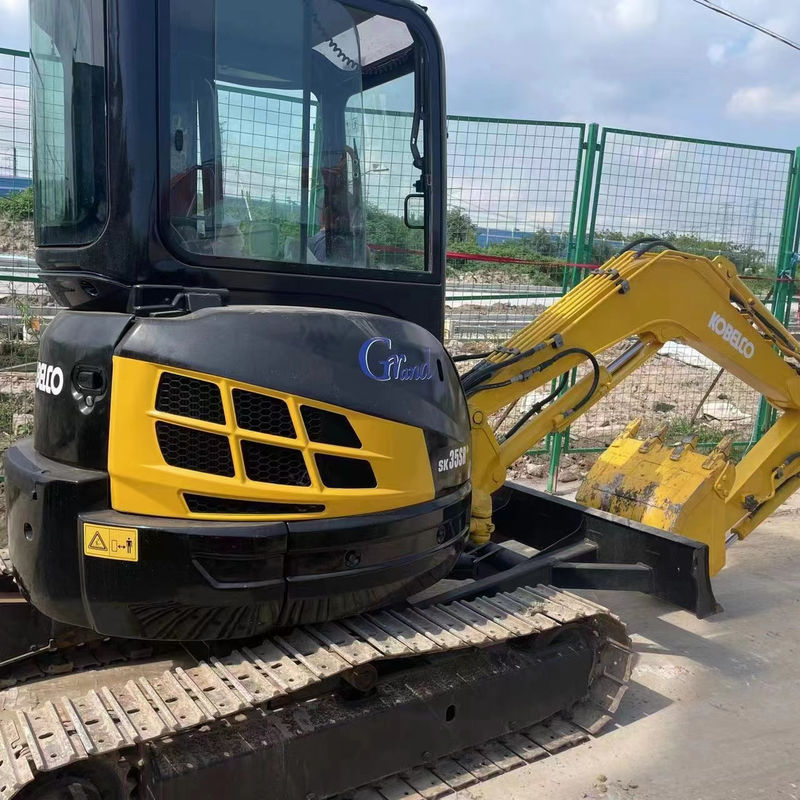 Precio de mini excavadora usada Kobelco 35SR mini excavadora de segunda mano maquinaria usada de 3,5 toneladas excavadora de retroexcavadora hidráulica