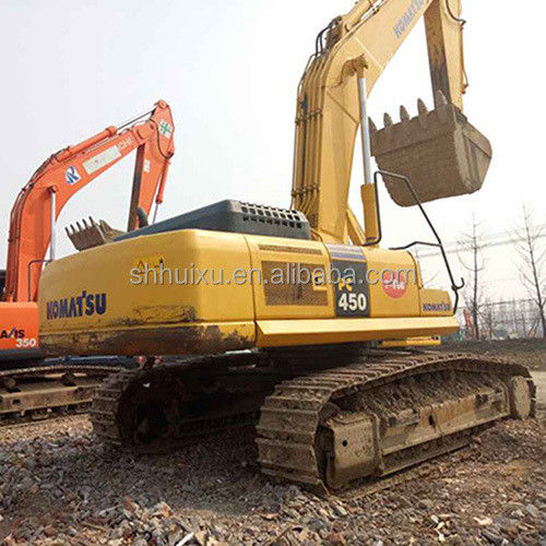 Excavadora de recubrimiento de alto rendimiento de tamaño mediano usada hidráulica Komatsu450 en venta