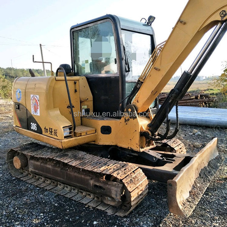 Excavadora Caterpillar de segunda mano pequeña excavadora hidráulica CAT306 de buena calidad Caterpillar en stock