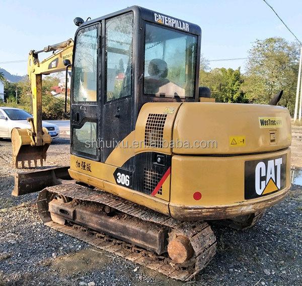 Excavadora Caterpillar de segunda mano pequeña excavadora hidráulica CAT306 de buena calidad Caterpillar en stock