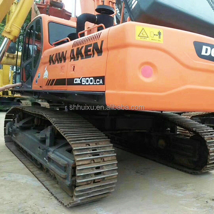 Venta caliente de segunda mano precio barato máquina de construcción de buena calidad excavadora arrastradora marca de Corea DOOSAN500
