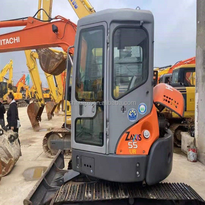 Hitachi venta caliente excavadora de segunda mano hidráulica en buen estado HITACHI 55 Precio barato mini excavadora usada japonesa